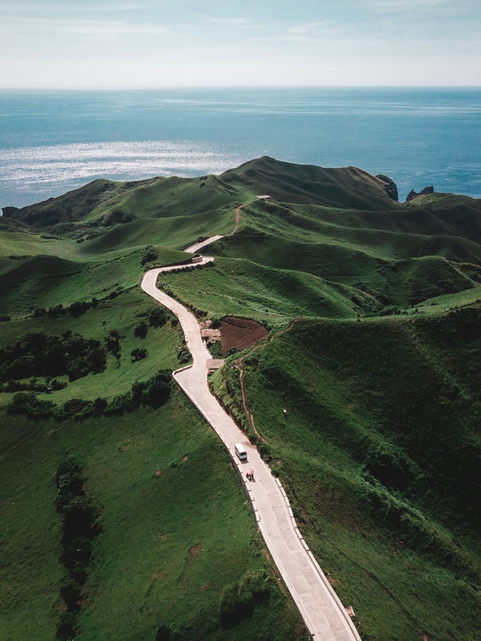 Roads at the Hill during Daytime