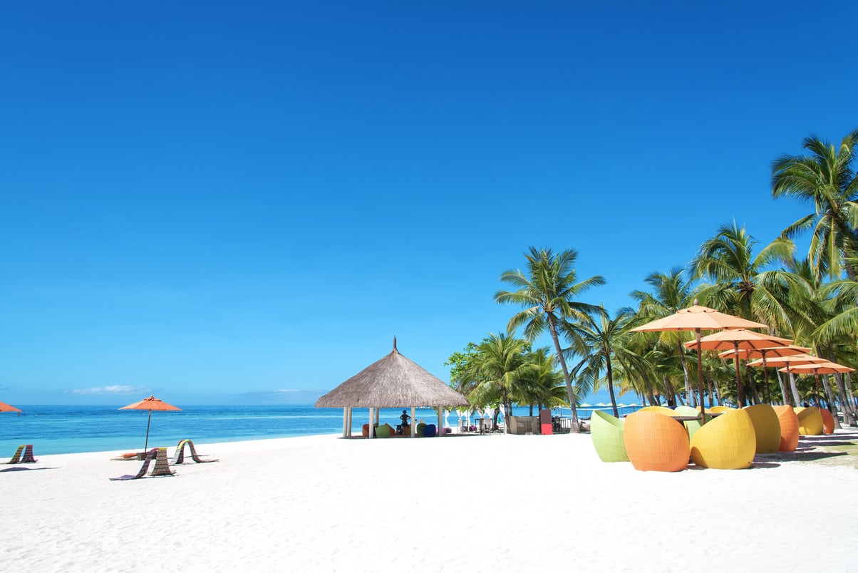 Tropical paradise beach resort, Bohol, Philippines